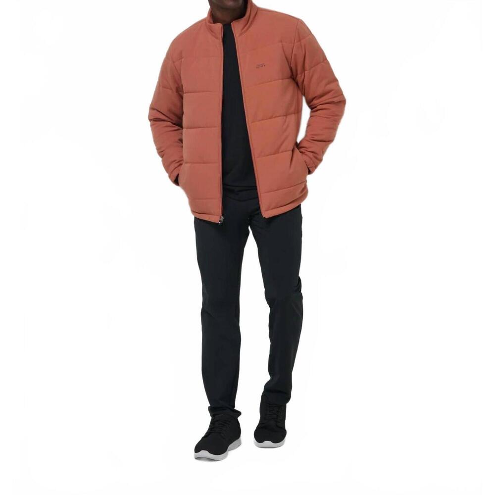 NEW TRAVISMATHEW climate drop jacket in heather copper - Picture 3 of 6
